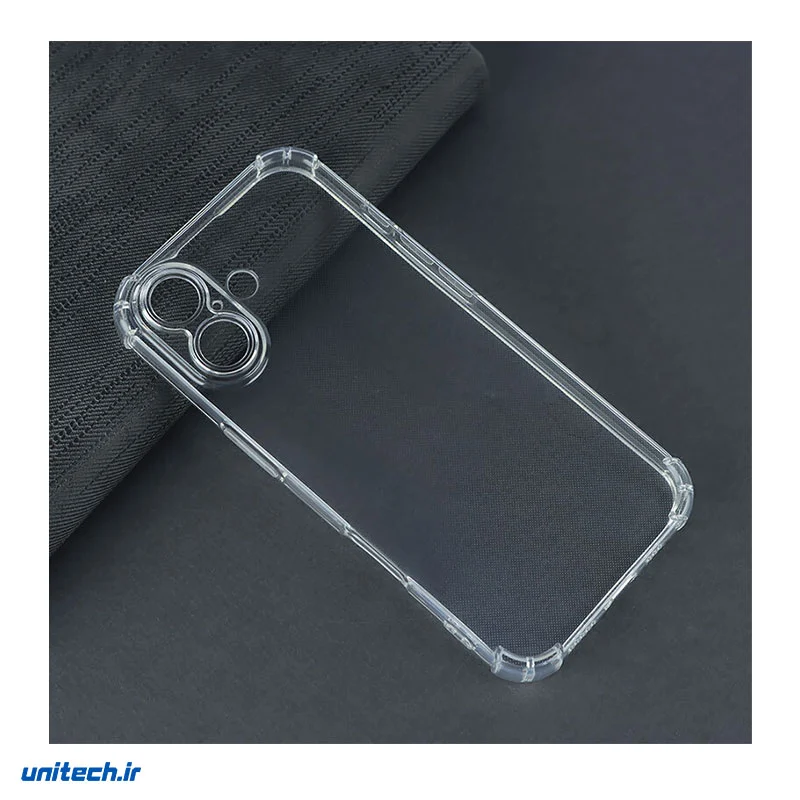 قاب ژله ای ضربه گیر بی رنگ آیفون iPhone 17 محافظ لنزدار